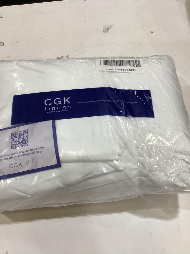 Condition photo showing Good Condition for extra deep king sheet set - 6 piece breathable and cooling sheets - hotel luxury bedding for women, men, kids & teens - easy & secure fit - soft and wrinkle free - extra deep pockets - antique white 02 - antique white king