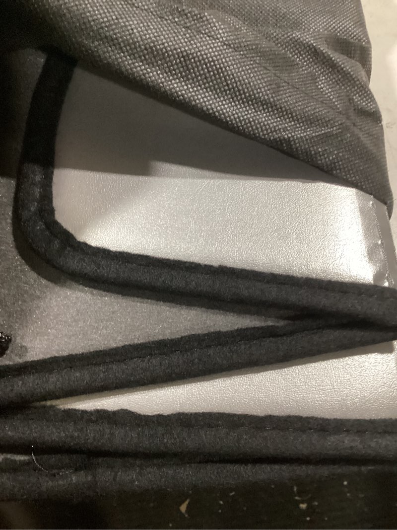 Condition photo showing Good Condition for Windshield Sunshade for Porsche Cayenne 2019-2026, Premium Grey Leather Finish gray-safeguard fits Caye-nne 2019-2025