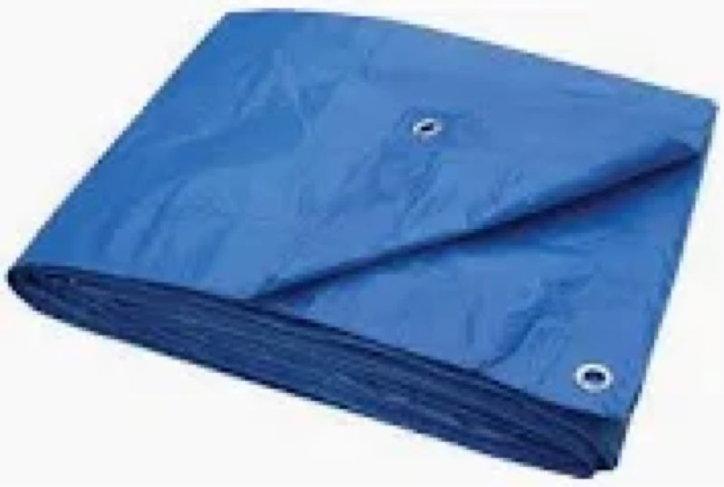 Keten Tarps Heavy Duty Waterproof 16X20 Feet, Extra Thick 16 Mil, Tear & Fade Resistant, 100% UV Blo