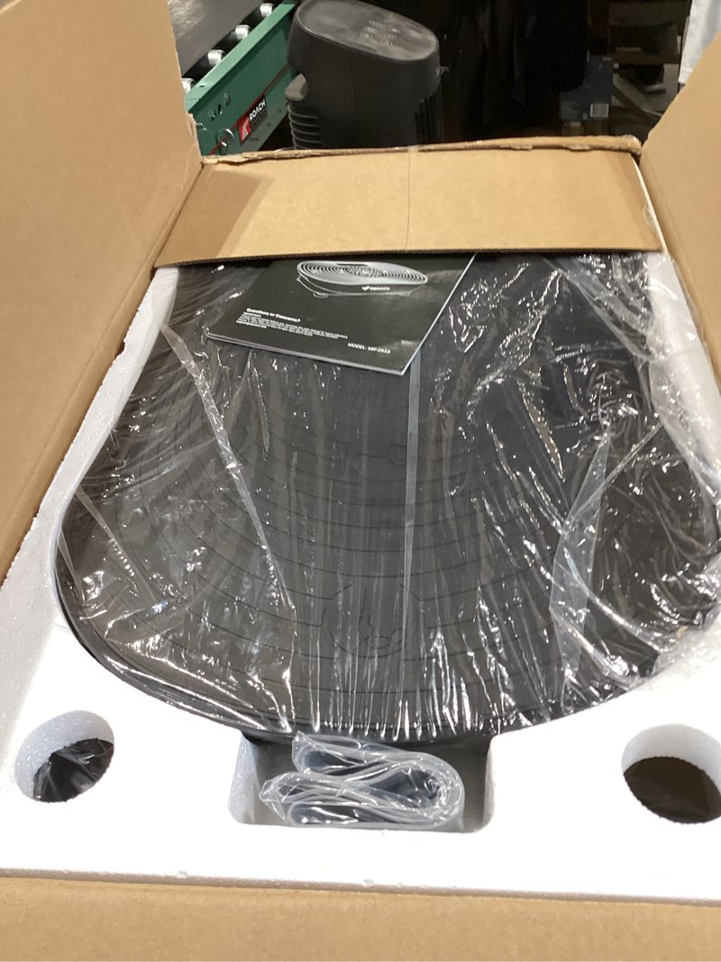 Condition photo showing Good Condition for merach vibration plate exercise machine, vibrating platform for lymphatic drainage weight loss muscle activation, full body home exercise equipment with led touch screen bluetooth pull cord arc-silver black