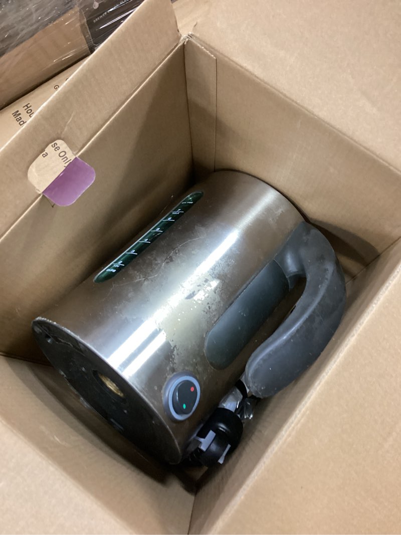 Condition photo showing As Is for Breville BKE700BSS Soft Top Pure Hot Water Kettle, 7 Cup, Brushed Stainless Steel Brushed Stainless Steel 1.7 litre