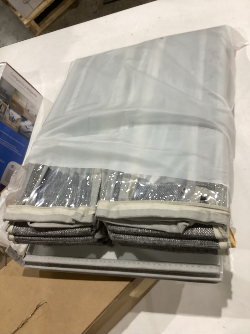 Condition photo showing Good Condition for tidycorner 2-pack under bed storage containers, 6 inches tall underbed clothes storage organizer bin with sturdy sidewalls/bottom, underbed storage bins 2 storage thin bins 6 inches tall light grey