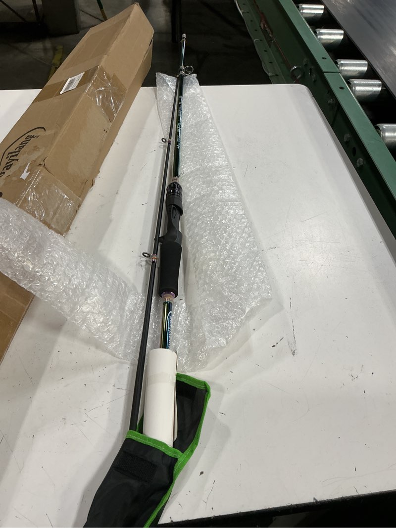 Condition photo showing Good Condition for sougayilang fishing reel rod combo, two pieces colorful poratble light weight casting rod with spincast fishing reel for freshwater 1.8m/6' 1 pack-(bright purple)