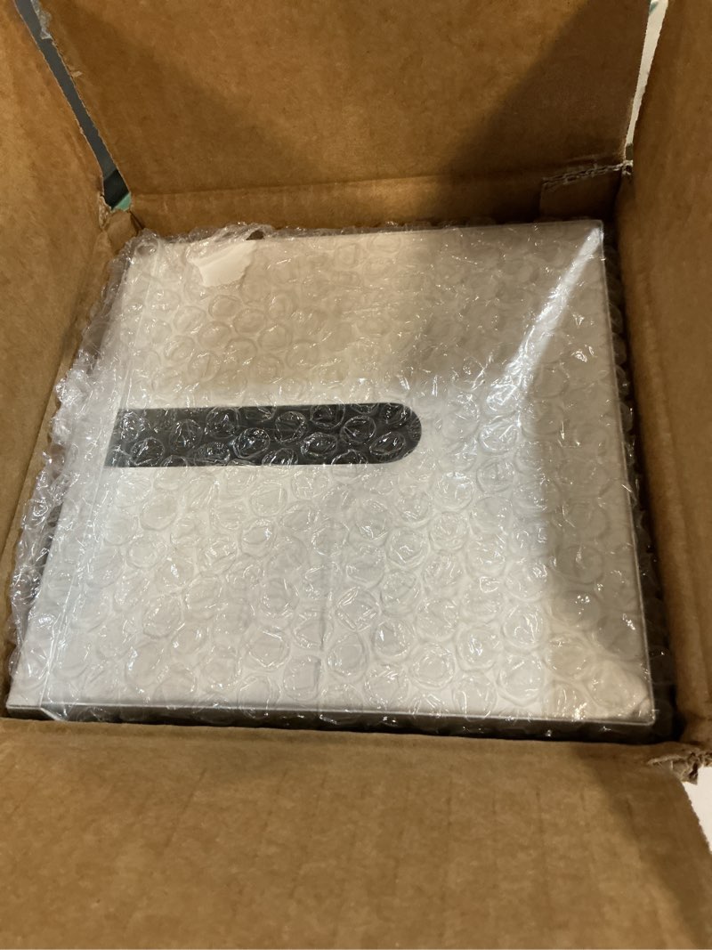 Condition photo showing Good Condition for metal cable management box - large cable organizer box and power strip box for electrical cord hiding, home office desk and floor cables hider, tv wires storage organization white