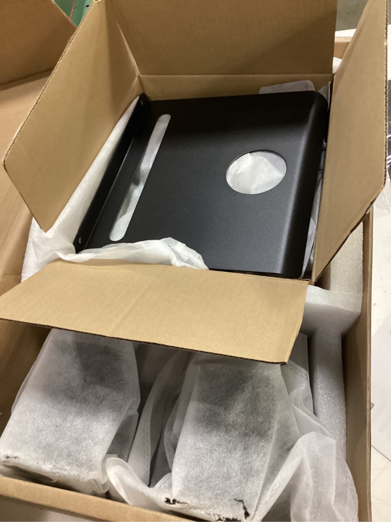 Condition photo showing Good Condition for inmaker treadmill desk attachment, universal treadmill laptop holder adjustble height width, aluminum laptop stand for treadmill with tray black