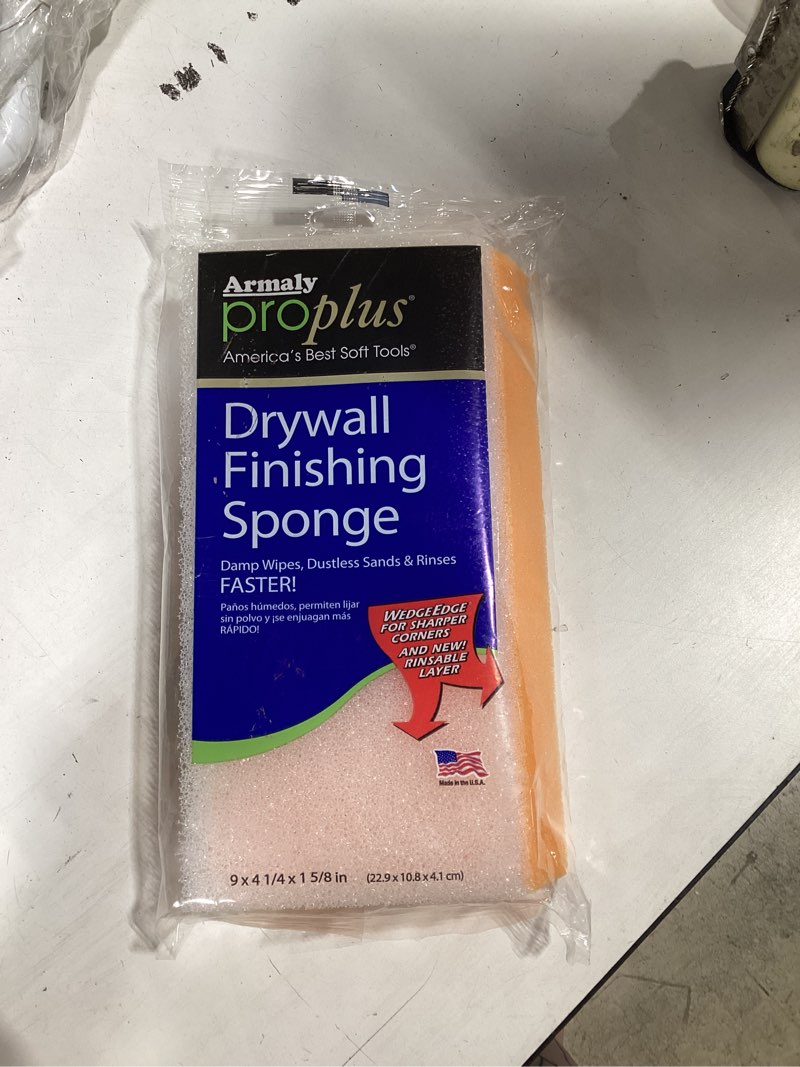 Condition photo showing New/Like New for armaly proplus 9 in. l x 4.25 in. w x 1.625 in. wedge drywall sanding sponge