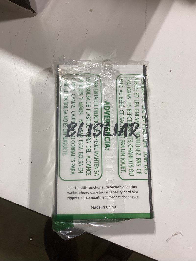 Condition photo showing New/Like New for Wallet Case for iPhone 15 Pro with Card Holder/Crossbody Wallet/Strap| RFID Blocking | Magnetic | Kickstand | Detachable | PU Leather Phone Case for iPhone 15 Pro,6.1 in,Purple for iPhone 15 Pro Purple