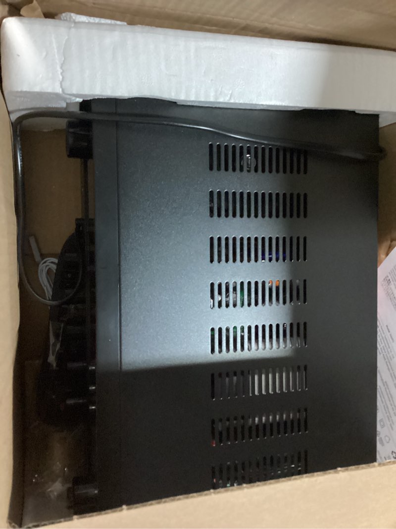 Condition photo showing Good Condition for donner stereo audio amplifier, 600w peak 2 channel receiver with bluetooth 5.3, phono, optical, coaxial, usb, fm, 2 mic-in, aux, rca input for home, karaoke, theater speakers, mamp2 2 ch, 600w
