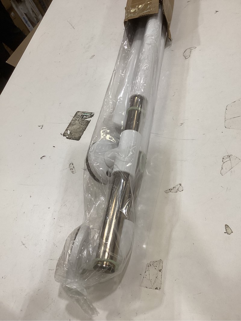 Condition photo showing New/Like New for 6.2ft wall mounted stair handrail, anti-slip abs cover with 304 stainless steel core, indoor & outdoor handrail for stairs & steps, 400lbs load capacity, grab bars for wall (white, 190cm)