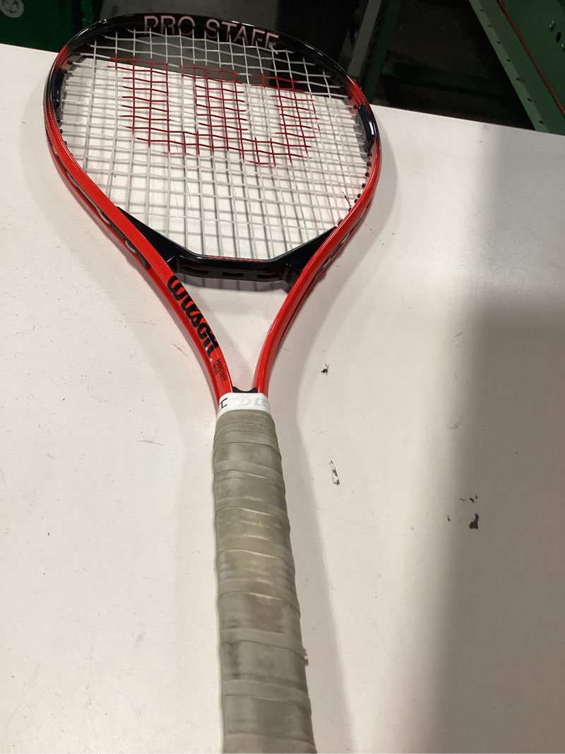 Condition photo showing Good Condition for Wilson Pro Staff Precision Junior/Youth Recreational Tennis Rackets - Black/Red 25