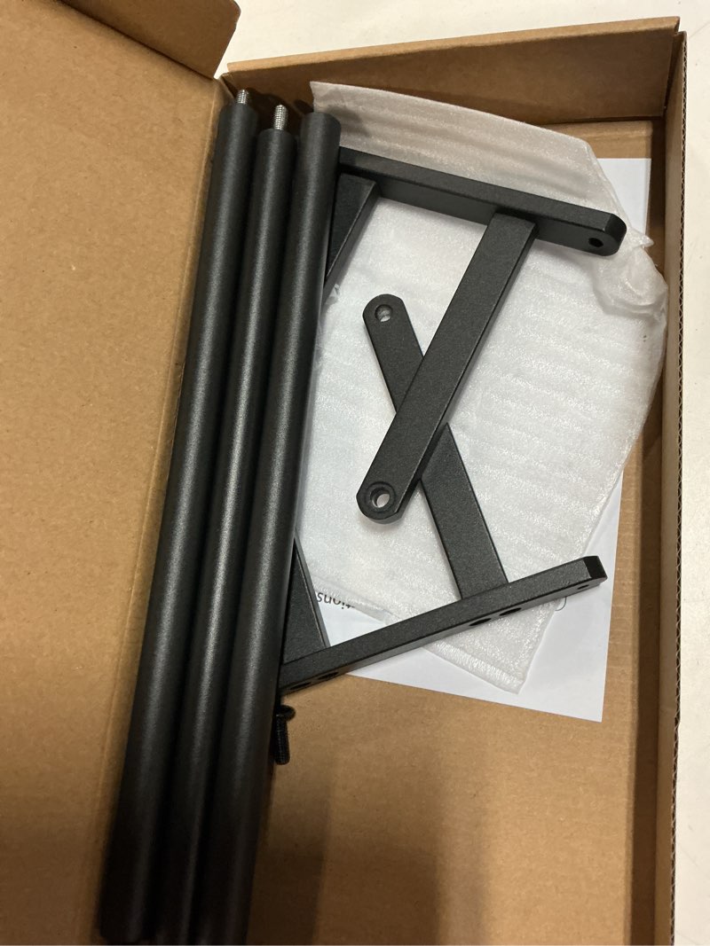 Condition photo showing As Is for double towel bar, 24inch towel rack for bathroom, stainless steel double bath towel bar, wall mounted towel holder, double towel rod towel rail hanger for wall, kitchen (matte black) black-24inch-b