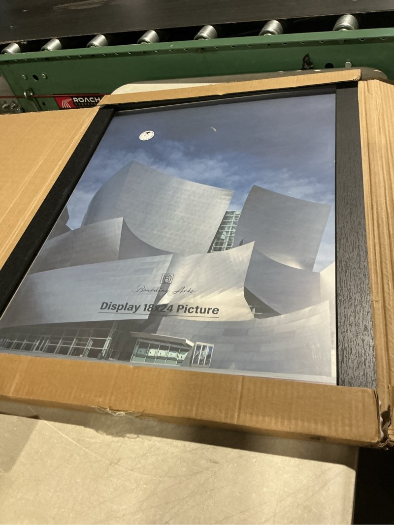 Condition photo showing Good Condition for 18x24 picture frame (black) new