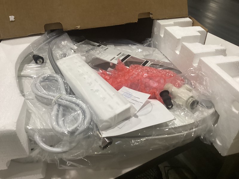 Condition photo showing Good Condition for gaicom electric bidet toilet seat, elongated remote control, heated seat, instant warm water, warm air dryer, front and rear wash, self-cleaning nozzle, night light, soft close lid off-white