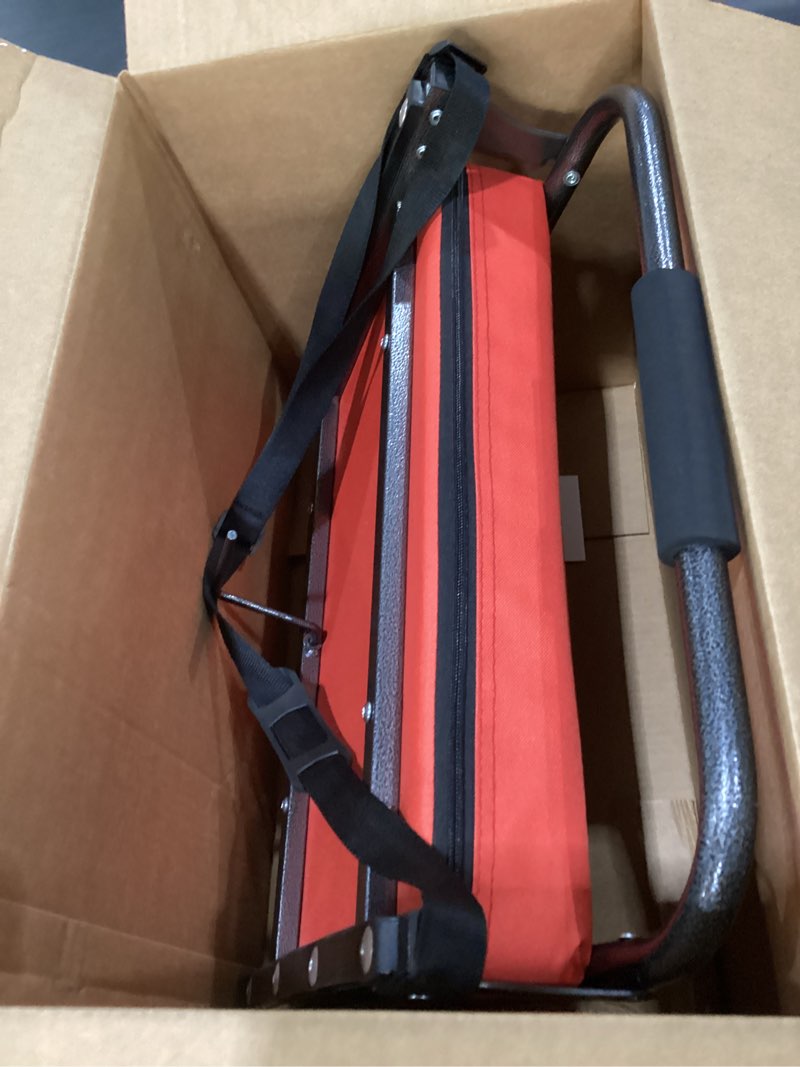 Stadium Seats with Back Support - Padded Portable Bleacher Seat with Handle Shoulder Strap - 18.4in 