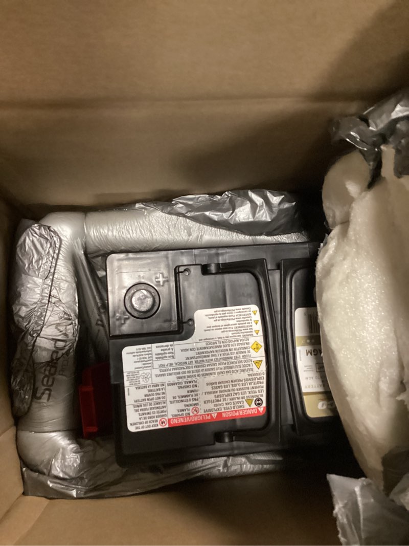 Condition photo showing As Is for ACDelco Gold 48AGM (88864541) 36 Month Warranty AGM BCI Group 48 Battery