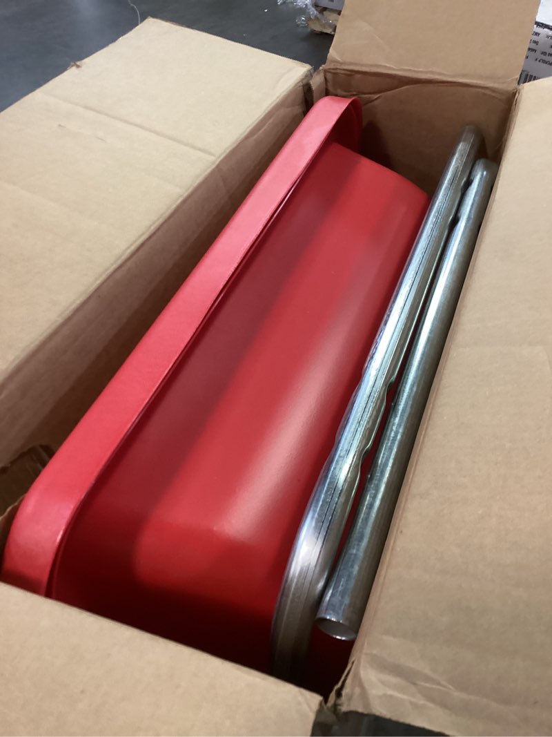 Condition photo showing New/Like New for Children's Factory, 1135-24, Large Sensory Table & Lid, Kids Playroom & Classroom Autism Activity, Daycare or Preschool Learning Activities, 24"H, Red Red Single Basin - 24"H Sensory Table & Lid Set