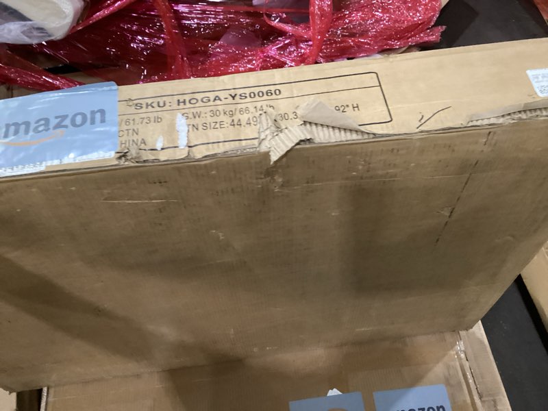 Condition photo showing As Is for Tribesigns 6.5FT Conference Table, 78.7 Inche Rectangle Meeting Seminar Table, Large Business Tables for 6-8 People (Only Table) Brown