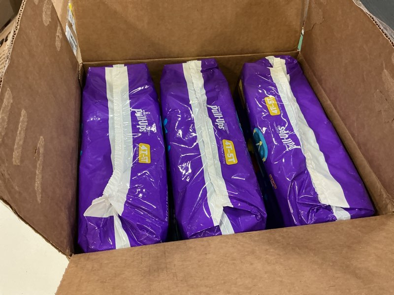 Condition photo showing New/Like New for (Size 4t- 5t)Pull-Ups Boys' Potty Training Pants, Size 4T-5T Training Underwear (38-50 lbs), 99 Count (3 Packs of 33), Packaging May Vary 4T-5T 99