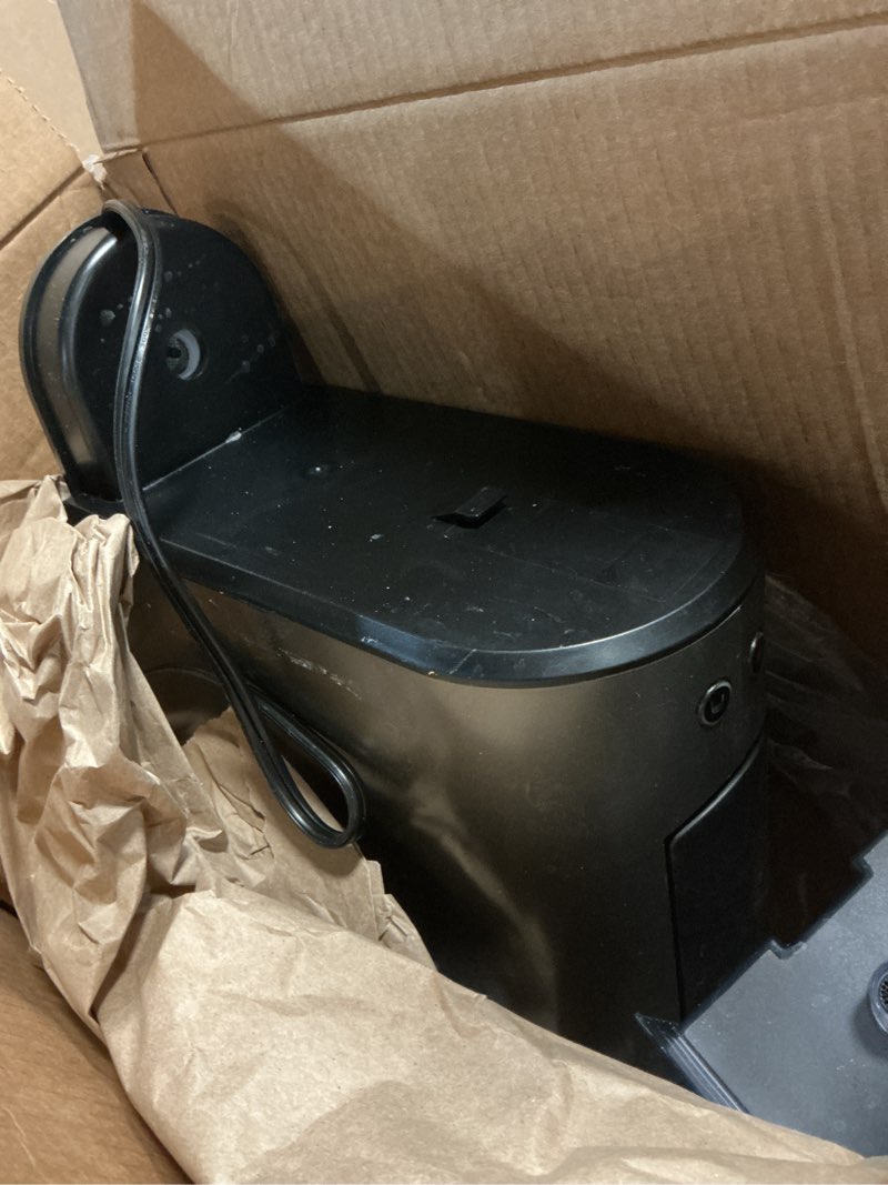 Condition photo showing As Is for CHULUX Single Serve Coffee Maker for K Capsule and Ground Coffee, Single Cup Coffee Machine, Black A-Black