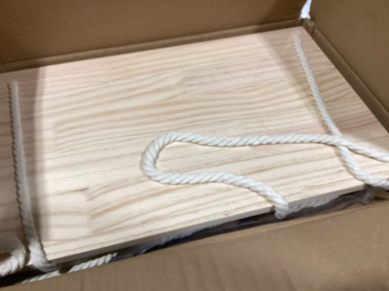 Condition photo showing Good Condition for Cat Window Perch, Rustic Cat Hammock Bed with Solid Wood Seat 4 Heavy Duty Suction Cups, Plush Cushion, Indoor Pet Window Hammock for Cats for Large Cats (XL)