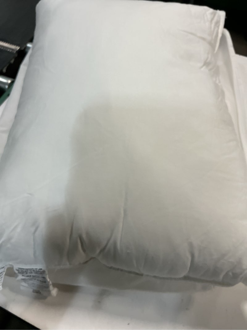 Condition photo showing Good Condition for quince organic luxe goose down pillow standard white medium firm 