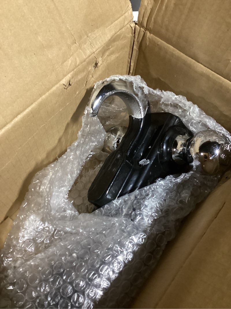 Condition photo showing Good Condition for ayleid trailer hitch tri-ball mount with hook & pin balls sized 1-7/8, 2 & 2-5/16 inches, tow hitch, silver a-classic