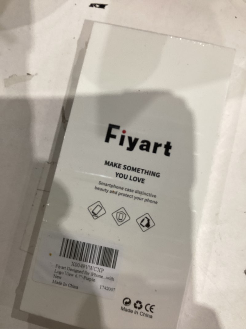 Condition photo showing New/Like New for Fiyart Designed for iPhone 14 Magnetic Case Glitter Bling Ring Holder Kickstand Function Bumper Compatible with MagSafe Camera Lens tector for Women Men with Logo View 6.1"-Gold Gold iPhone 14