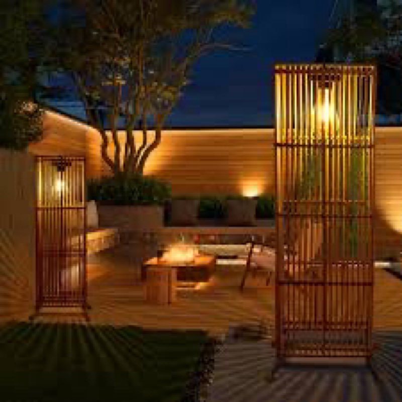 hpc decor floor solar lanterns