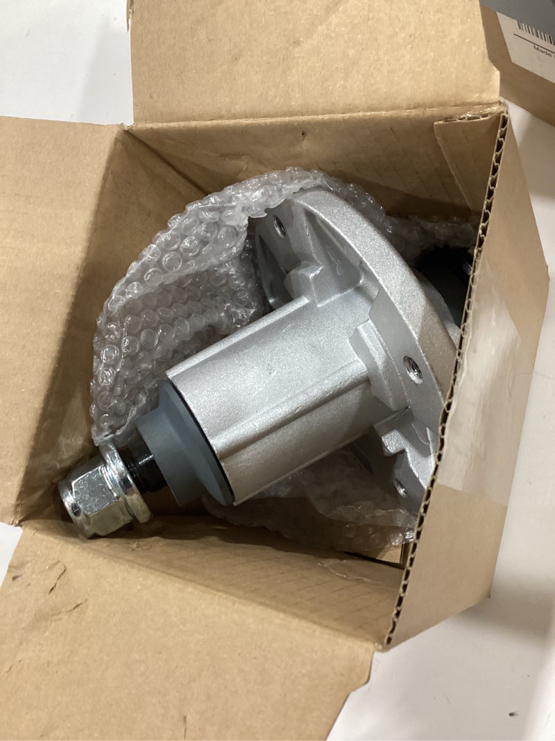 Condition photo showing Good Condition for gy21098 spindle assembly replaces gy20454, gy20962, gy20867, auc15811 spindle, compatible with john dee re 42" and 48" mower decks d105 d140 d110 l110 la145 la105 la115 spindle, 2 pack