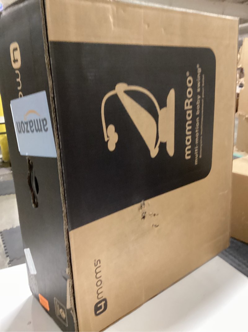 Condition photo showing New/Like New for 4moms MamaRoo Multi-Motion Baby Swing, Bluetooth Enabled with 5 Unique Motions, Grey