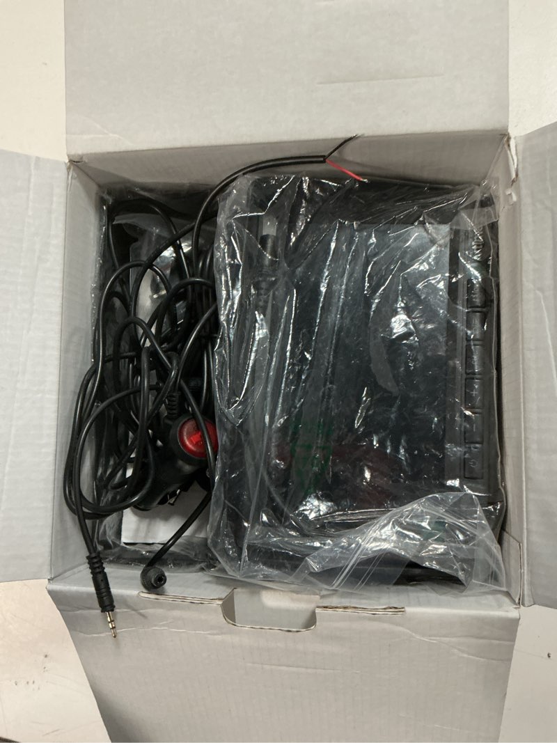 Condition photo showing New/Like New for wireless backup camera for trucks, rv backup camera wireless with 7" hd monitor, 4 channels split screen, bsd alert, 984ft signal range, ip69k waterproof ir night vision wide angle, diy guide lines 7 inch - 1 camera
