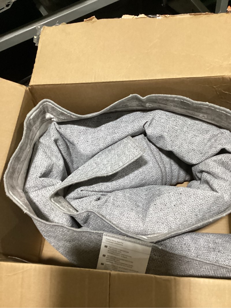 Condition photo showing As Is for Marsail 6x9 Machine Washable Area Rug, Soft & Slip-Resistant Large Area Rug with Reinforced Bound Edges, Vintage Short-Pile Washable Rug with Floral Pattern for Living Room, Dinning Room and Bedroom Brown 6' x 9' (Rectangular)