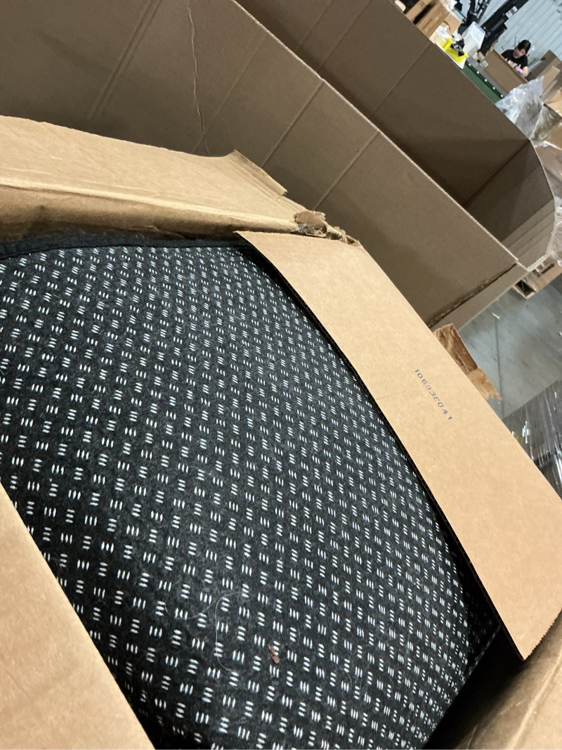 Condition photo showing As Is for Ophanie 6x9 Black Rugs for Living Room, LargeFluffy Shag Fuzzy Plush Soft Living Room Area Rugs, Floor Shaggy Carpets for Bedroom, Carpet for Kids Boys Girls Dorm Nursery Home Decor Aesthetic 6' x 9' (Rectangular) 3- Black