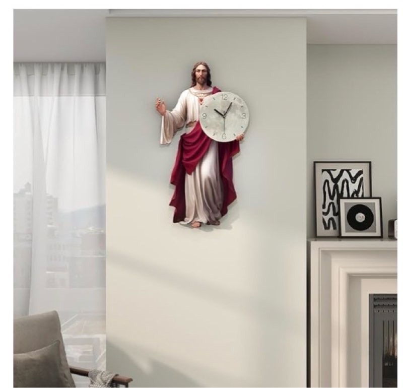 FLEBLE Wall Clock for Living Room Decor Wall Clocks Battery Operated Silent Non Ticking Simple Minim