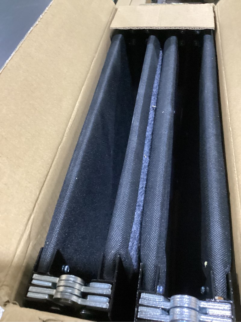 Condition photo showing As Is for hbtower 67" long & 17.3" wide folding dog ramp for car, suv & truck – portable pet ramp with non-slip surface, extra wide steps for large dogs up to 250lbs 67" l x 17.3" w