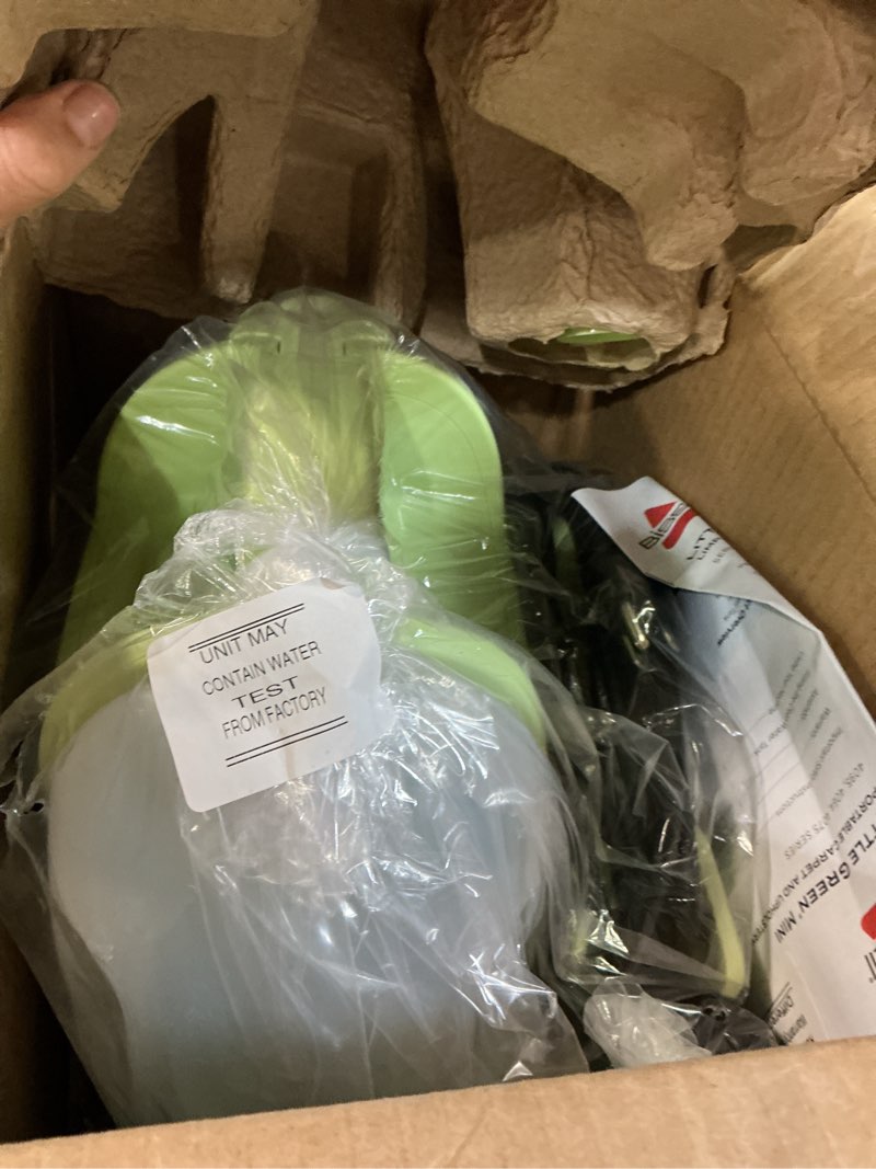 Condition photo showing Good Condition for BISSELL Little Green Mini Portable Carpet and Upholstery Deep Cleaner, Car/Auto Detailer, with HydroRinse Self-Cleaning Tool and 4" Tough Stain Tool, Tea Green, 4075