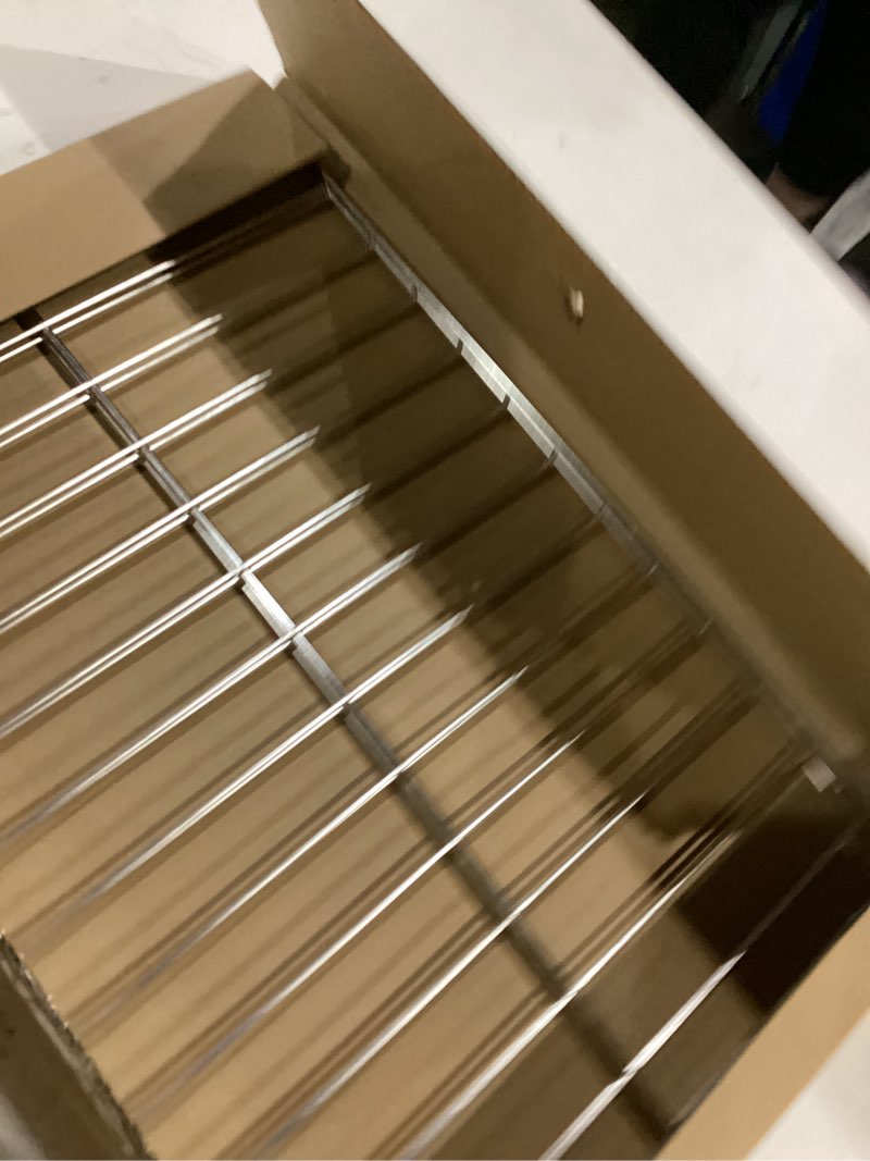 Condition photo showing As Is for WPW10256908 Oven Rack Stove Replacement Parts for Whirlpool 304 Stainless Steel Gas Range Oven Rack 24 x 15.75 Inch Roper Maytag Kenmore jennair Amana Electric Shelf Rack W10256908 Oven Racks 2 Pcs