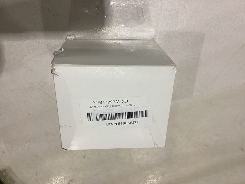 Condition photo showing As Is for Magnetic curtain tiebacks