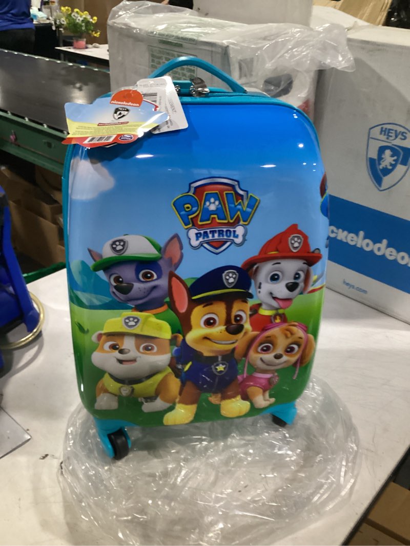 Condition photo showing Good Condition for nickelodeon paw patrol boy's 18" hardside spinner carry on luggage
