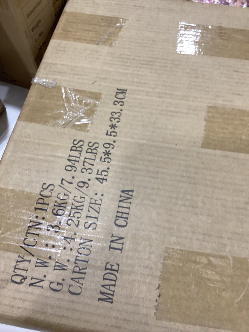 Condition photo showing New/Like New for PASAMIC 2-Tier Adirondack Square Outdoor Side Table, HDPE Small Outdoor Table, Patio End Table for Patio, Pool, Backyard, Weather-Resistant (Grey) Grey Square 2-Tier