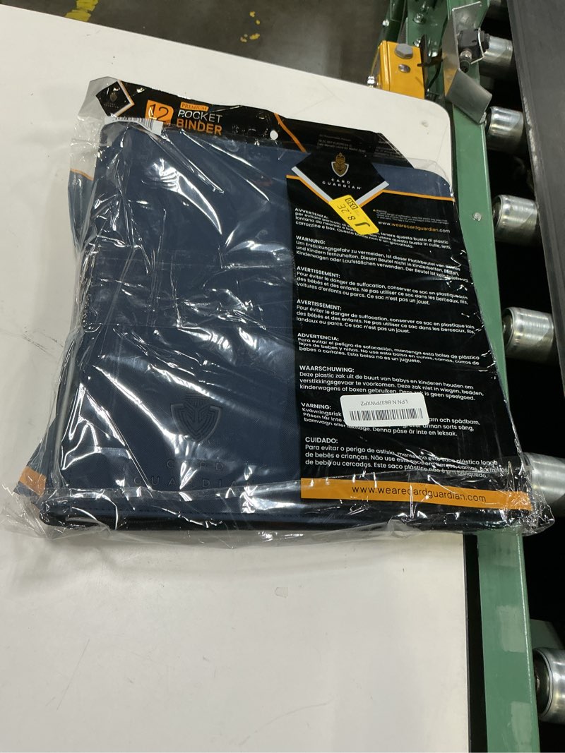 Condition photo showing Good Condition for card guardian - 12 pocket premium binder with zipper for 480 cards trading card games tcg (blue) perfect card binder yugioh cards mtg binder sports card binder