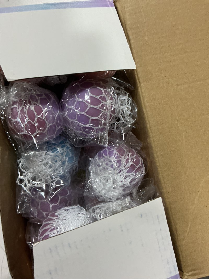 Condition photo showing Good Condition for Valentines Day Gifts for Kids, 24 Pack Squeeze Stress Balls with Valentine Greeting Cards, Ideal Kids Exchange Gifts for School, Perfect Valentines Party Favors for Kids Boys Girls