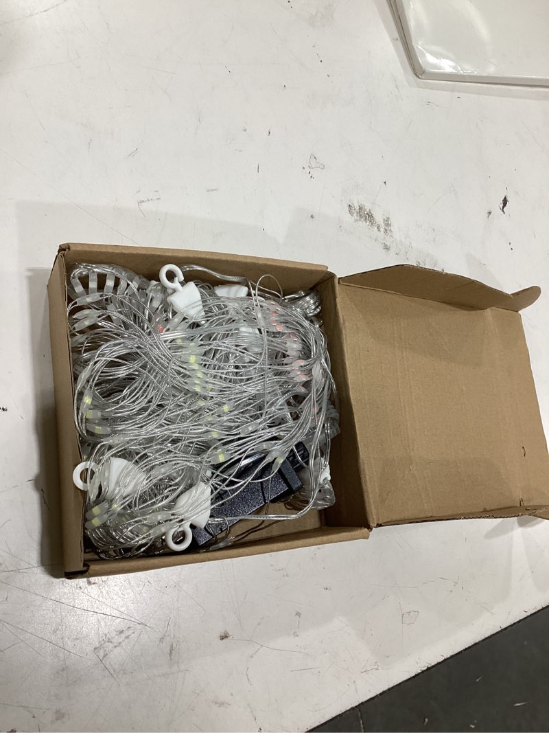 Condition photo showing Good Condition for leisure world 3 pack 450 led american flag bunting flags lights - super bright waterproof usa string lights for patriotic decoration on usa 250 anniversary, july 4th,memorial day,christmas & party half fan flag lights