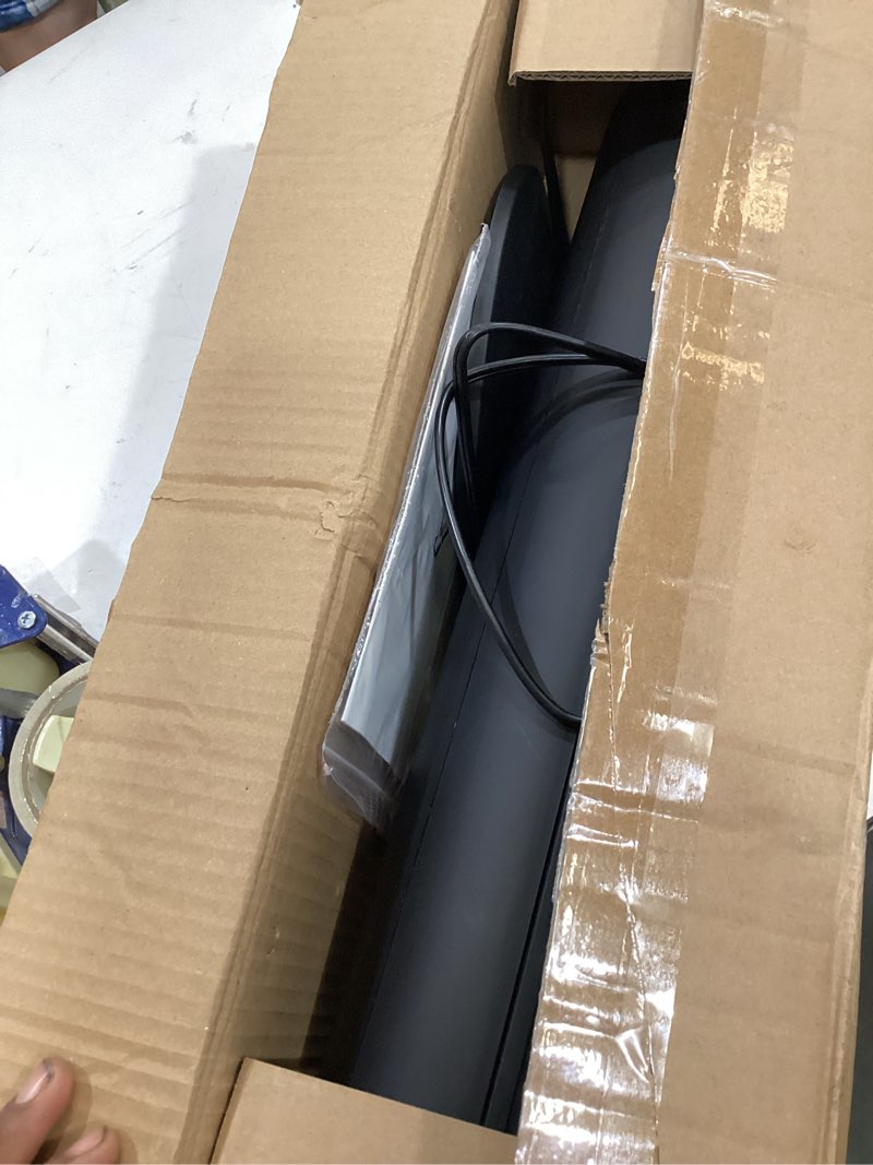 Condition photo showing As Is for 1500w ptc ceramic electric heater w/4 modes,350sq.ft 1s heating, 70°oscillating patio heaters for outdoor use, overheating & tip-over protection, tall space heaters for indoor use large room