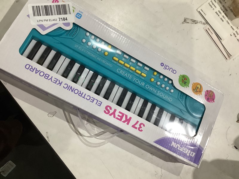Condition photo showing Good Condition for Keyboard Piano for Kids, BIGFUN 37 Keys Toddler Piano Multifunction Music Educational Instrument Toy, Electronic Kids Keyboard for 3-7 Year Old Girls and Boys (Blue) 320Blue