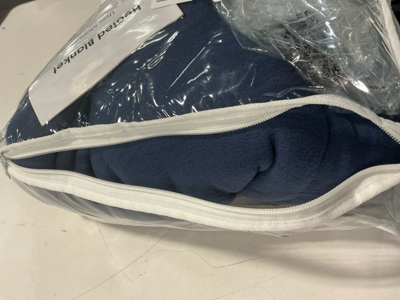 Condition photo showing As Is for Eydna Electric Heated Blanket Full Size 72"x84",Fast Heating Throw, Soft Fleece for Bed & Sofa, 10 H