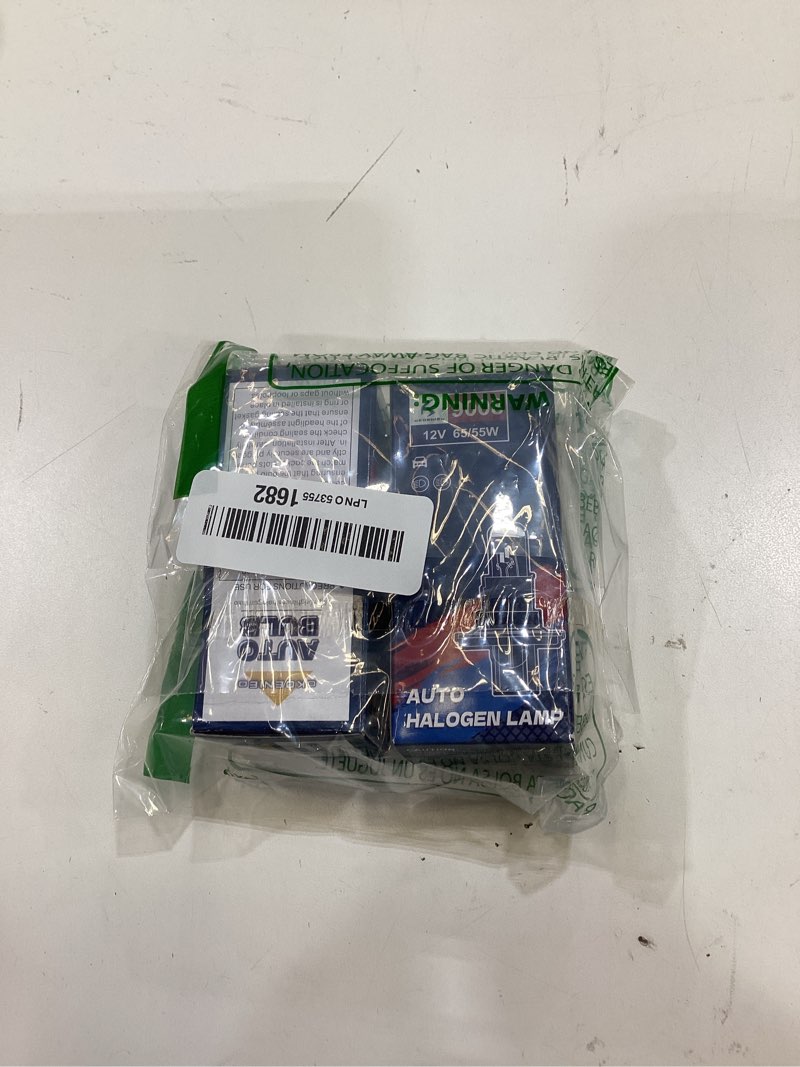 Condition photo showing New/Like New for 9008/h13 halogen car headlight bulbs, high and low beam, 3800k, 4000 lumens,automotive headlight bulbs,low beam lights,high beam, h13 car light bulb, pack of 2