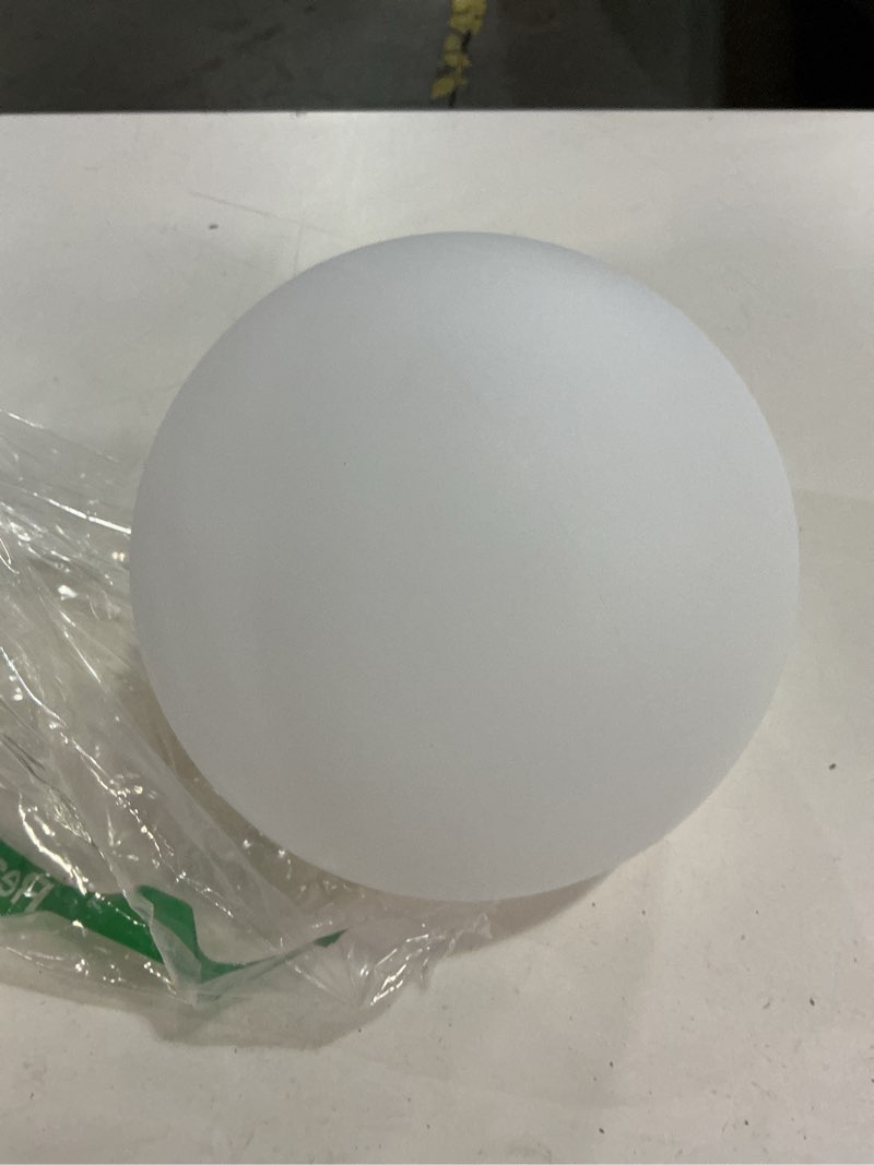 Condition photo showing New/Like New for led glowing ball light, 8-in rgb color changing led orb night light mood lamp for kid, 16 colors 4 lighting modes & 8 brightness sphere lamp w/remote, rechargeable outdoor globe lights for home patio