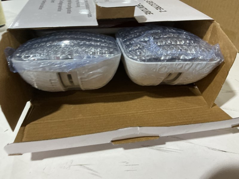 Condition photo showing As Is for TANLUX Red Exit Sign with Emergency Lights, LED Emergency Exit Light with Battery Backup, UL Listed, AC 120/277V, Commercial Emergency Lights Combo for Business - 6 Pack 6 Pack White Housing+Red Letter