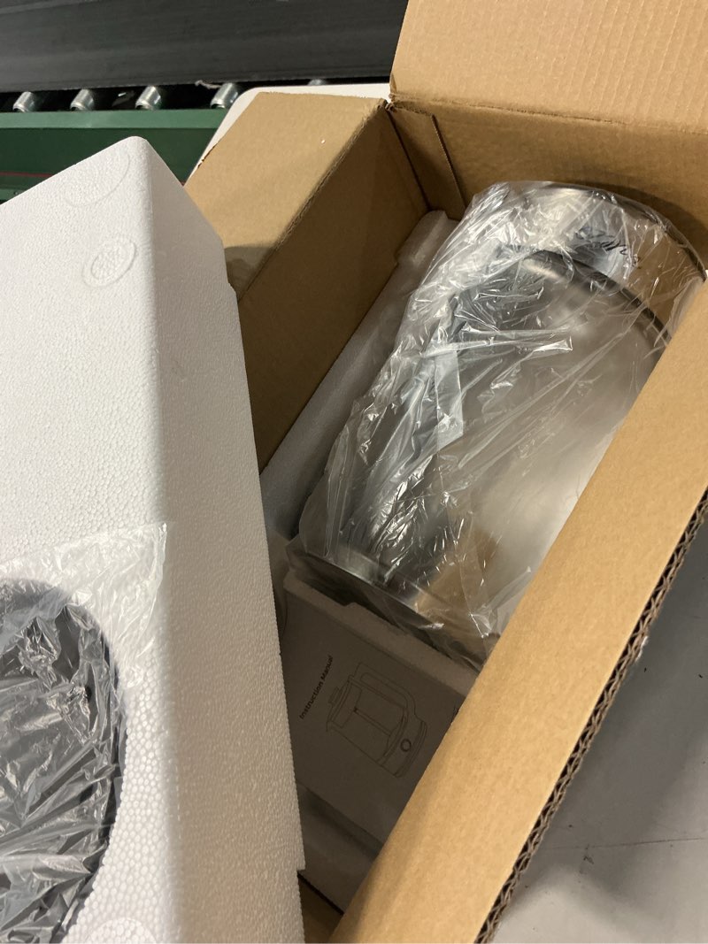 Condition photo showing New/Like New for pulzo percolator coffee pot electric, electric coffee percolator with auto keep warm, stainless steel basket, borosilicate glass, separate heating base